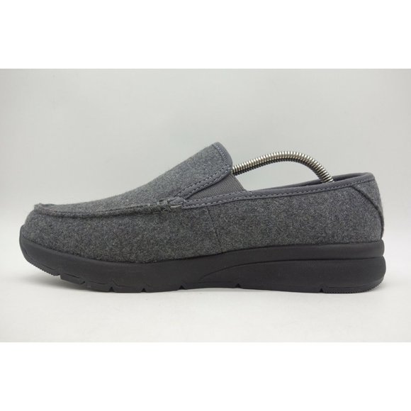 Lands End Gray Casual Slip On Moc Toe Loafers Shoes Men\'s 9 EE main image 7